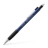 PORTAMINAS FABER GRIP 1347 0,5/0,7 MM AZUL MARINO | 12 UNIDADES | (FABER CASTELL)